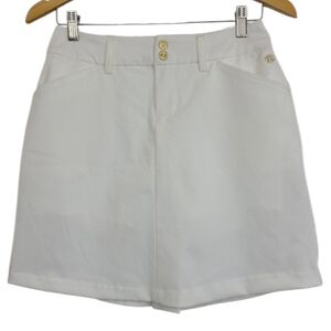 Lilly Pulitzer Sybil Luxletic White Skort Size 2 | Golf Tennis Preppy Athletic